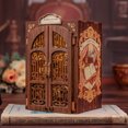 thumbnail image 1 of Tradeopia Puzzle en bois 3D – Kit DIY Bibliothèque Miniature Souvenirs de Librairie, 1 of 4