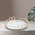 thumbnail image 2 of Thinsony Mirror Plate Cosmetics Storage Tray Wedding Perfume Storage Tray 200mm, 2 of 8