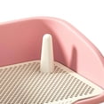thumbnail image 1 of Pet Training Toilet Urinal Dog Litter Tray Potty Tray Keep Paws and Floors Clean S Pink, 1 of 9