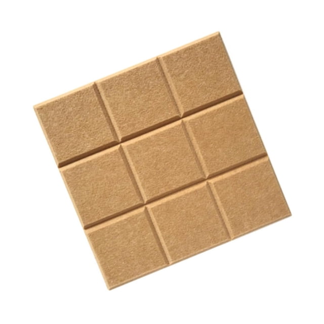 Thinsony Cork Board Tiles 12 x 12 Message Home Board Board School yellow 12 Inch x 12 Inch 1Set