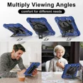 thumbnail image 2 of Case for iPad Mini 7 A17 Pro 2024 / iPad Mini 6 2021 8.3 Inch with Rotating Stand Pencil Holder Hand/Shoulder Strap, Heavy Duty Shockproof Protective Cover for iPad Mini 7th/6th Generation 8.3", 2 of 7