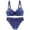 Blue, variant on Sexy Womens Lingerie Womens Sexy Lace Bra And Panties Summer Thin Comfortable Breathable Base Lingerie Set