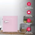 thumbnail image 2 of Frigidaire 1.6 Cu. ft. Retro Mini Fridge with Side Bottle Opener, Compact Refrigerator with Freezer Compartment, Pink, 2 of 10