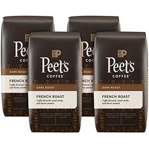 Peet's Haricot entier Coffee Rôti français 1 Lb, 4-pack