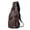 Brown, variant on Meitianfacai Clearance Under 5 Storage Bag & Travel Bag Small Sling Bag Crossbody Chest Shoulder Waterproof Leather Sling Purse One Strap Travel Bag for Men Women Boys with Earphone Hole