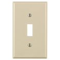 thumbnail image 1 of Light Almond 1 Gang Toggle Switch Wall Plate, 1 of 1