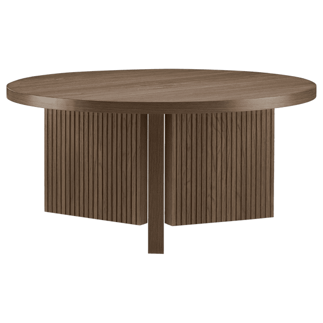 Bouclair table Ronde Noyer Noyer