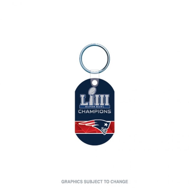Porte-clés New England Patriots Super Bowl Champions