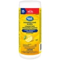 thumbnail image 1 of Great Value Disinfecting Wipes Lemon Scent, 35ct, 1 of 5