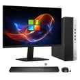 thumbnail image 3 of HP Computer Combo EliteDesk 800 G4 SFF Windows 11 Pro Desktop PC | New 24 inch Monitor | Intel Hexa-Core i7 8th Gen | 16GB DDR4 RAM | 1TB NVMe SSD | WIFI-Refurbished, 3 of 4