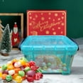 thumbnail image 4 of Yhmxh Closet Organizers and Storage Candy Color Mini Storage Box Transparent Storage Box 0.14 Liters Small Glove Box Cute Lock Jewelry Box Mini Storage, 4 of 6