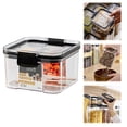 thumbnail image 2 of Hinati Clearance Sale Airtight Container Set Clear Plastic Food Storage Containers Airtight Food Storage Containers Dry Food Canisters for Air Tight House Kitchen Pantry Organization and Storage, 2 of 9