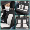 thumbnail image 2 of For 2020-2024 Ford Explorer Base FH Group Neoprene Custom Fit Car Seat Covers Water Resistant - Full Set Beige, 2 of 11