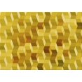 thumbnail image 1 of Ahgly Company Machine Washable Indoor Rectangle Transitional Bright Gold Yellow Area Rugs, 2' x 3', 1 of 7