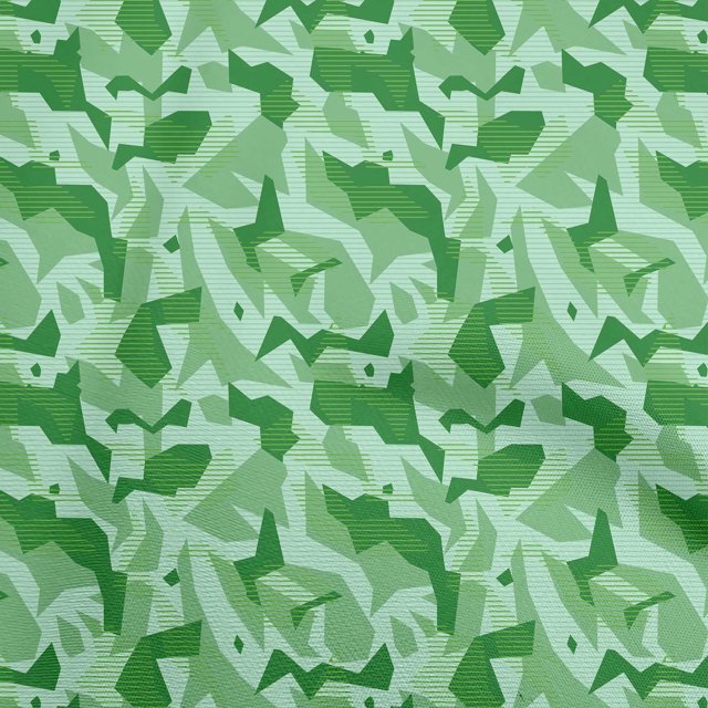 oneOone Tissu en Rayonne Vert Tissu Abstrait pour Robe Tissu Imprimé Tissu au Mètre 56 Pouces de Large