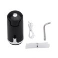 thumbnail image 1 of Distributeur de pompe à eau, distributeur rechargeable USB de pompe à eau en bouteille portable avec câble de charge pour la maison, la cuisine, le bureau(le noir), 1 of 13