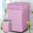 thumbnail image 3 of serony Washing Machine Cover Laundry Dryer Sunscreen Waterproof Dust Proof Protector Home Dorm Washroom Toilet Cloth Accessories Silver M, 3 of 7