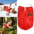 thumbnail image 2 of Winter Coat Vest With Leash Ring Warm Jacket For Small Medium Dogs Fashionable Cold Weather Apparel With Multiple Colors & Sizes Pet Clothes Rack Hanger Pet Clothes Hangers Pet Clothes for Medium Dogs, 2 of 5