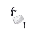 thumbnail image 1 of DROP Bath and Kitchen DR091170 Undermount Bathroom Sink Set, 1 of 5
