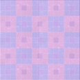 thumbnail image 1 of Ahgly Tapis d'Intérieur Lavable en Machine Carré Transitionnel Fleur Rose, 4 Pieds Carré, 1 of 7