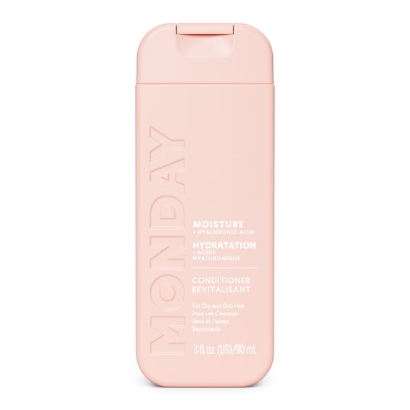 MONDAY Haircare MOISTURE Conditioner with Hyaluronic Acid, Coconut Oil & Shea Butter for Dry & Dull Hair 90 mL