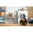 thumbnail image 2 of Ahgly Tapis Rectangulaire Lavable en Machine Intérieur Rouge Nuit, 5 Pieds x 8 Pieds, 2 of 7