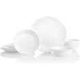 thumbnail image 1 of Corelle Vitrelle 18-Piece Service for 6 Dinnerware Set Triple Layer Glass and Chip Resistant, Lightweight Round Plates and Bowls, 1 of 11
