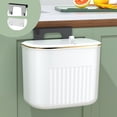 thumbnail image 2 of Wall-Mounted Kitchen Compost Bin with Lid, Compact Food Waste Collector for Countertops, Odor-Proof Design for Home and Office, 2 of 8