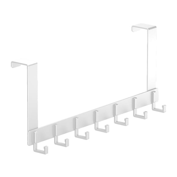Towels for Bathroom Over the Door Hooks Bathroom Towel Rack with 6 Cloak Hooks Practical Dormitory Bathroom Accessories Towel Racks for Bathroom