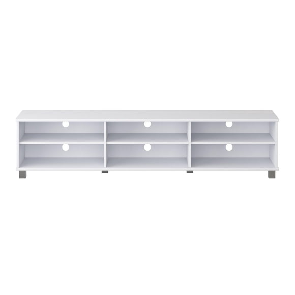 CorLiving Hollywood Modern TV Stand with Open Adjustable Shelves for Most TVs up to 85 inch