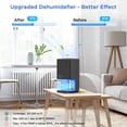 thumbnail image 4 of Dehumidifiers for Home, Heelay&Acirc;&reg; 40OZ Small Dehumidifiers for Bedroom with Ultra Quiet, 7 Lights, Auto Shut off, Mini Portable Dehumidifier with Ha, 4 of 8
