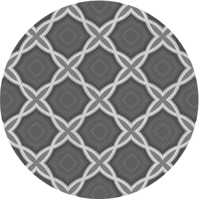 Ahgly Company Tapis d'Intérieur Lavable en Machine Carré Gris Foncé, 3 Pieds Carré