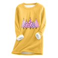 thumbnail image 2 of Meihcang Chandails en Molleton pour Femmes Grande Taille Graphique Arbre de Noël Col Rond Chandail d'Hiver Chaud Doublé Sherpa, 2 of 4