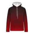 thumbnail image 5 of Rbaofujie Chandails d'Automne Hommes Décontractés Mode Col Rond Poches Imprimé Dégradé Chandail à Enfiler Manches Longues Hauts Chandail à Capuche Chandails à Capuche pour Hommes, 5 of 5