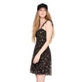 thumbnail image 4 of No Boundaries Women's Ruffle Strap Godet Dress, 4 of 6