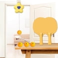 thumbnail image 2 of Children's Hanging Table Tennis Trainer Exercise Equipment Toy Practice Ping Pong Self Training Yellow 2 Paddles, 2 of 8