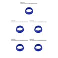 thumbnail image 1 of ZLight Seat Post Rubber Cycling Silicone Waterproof Mountain Bike Seatpost Protective Accessory 1 PC Blue L 5Set, 1 of 6