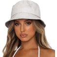 thumbnail image 1 of ORUYROP Bucket Hat for Women Men, Reversible Cotton Summer Sun Beach Fishing Cap Solid Color Style, 1 of 7