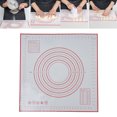 thumbnail image 3 of Extra Large Thick Silicone Pastry Mat Kitchen Counter Mats Kneading Mat Silicone Baking Sheet Counter Mat Dough Rolling Mat With 4 Sides Measures Scale, 3 of 8