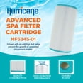 thumbnail image 2 of Hurricane HF5345-01 Cartouche de Filtre Avancée pour Piscine et Spa, Blanc, 2 of 7