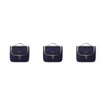 thumbnail image 4 of ZheElen Polyester Travel Storage Bag Dustproof And Waterproof Large Capacity Cosmetic Bag Portable Navy 3Set, 4 of 6