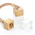 thumbnail image 4 of 3 Pack Air Freshner Car Hanging Perfume Empty Bottle Refillable Fragrance Diffuser Empty Glass Bottle, 4 of 8