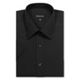 thumbnail image 1 of Allsense Chemise Habillée pour Hommes, Coupe Régulière, Manches Courtes Formelles, Noire, Col 20.5 Pouces, 4TG, 1 of 4