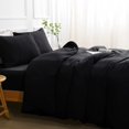 thumbnail image 2 of Duvet Cover Queen -Piece Prewashed Ultra Soft Queen Bedding Set - Features Zipper Closure and Corner Ties Includes Duvet Cover x Pillowcases No Comforter, 2 of 7