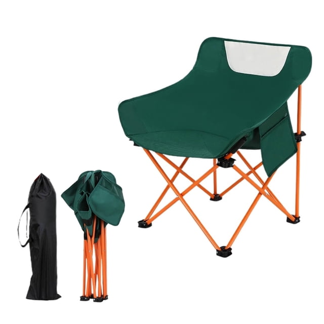 Outdoor Folding Chair Portable Outdoor Stool Weight-Resistant Beach Chair Camping
