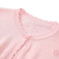 thumbnail image 4 of MeetoTime Kids Button Up Cardigan Solid Color Casual Long Sleeved Sweater Coat for Girls Children's Clothes, 4 of 5