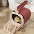 thumbnail image 4 of EGNMCR Cats Litter Scooping With Holders Litter Box Shovel And Waste Storage Container 3 In 1 Portable Kitty Poop Disposal System Plastics Scoop, 4 of 6