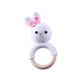 thumbnail image 2 of Cartoon Knitting, Hand Crochet Weaving, Ringing Bell, Wooden Ring, the Bell Inside Can Make A Sound E, 2 of 4