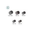 thumbnail image 1 of Ear Plugs Acrylic Screw Fit with Checker Logo Design - 6 Gauge to 1/2 Inch, 1 of 1