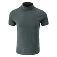thumbnail image 3 of Chemises à Manches Courtes pour Hommes Manches Courtes Décontractées Mode Col Montant Chemise de Base T-Shirt Blouse Hommes Chemises Manches Courtes Chemises pour Hommes Manches Courtes Décontractées Chemises pour Hommes Décontractées Manches Courtes, 3 of 5